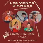 Concert : le quintette à vents “les vents d’anges”